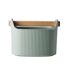 Coffee Knock Box for Barista Coffee Grind Blue 1.3L