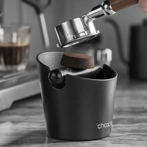 Coffee Knock Box for Barista Coffee Grind Black
