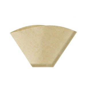 Paper Filters: Unbleached Coffee paper Filter, Fan-shaped Brown Paper Pour Over Filters 1-2 Cup