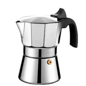 Octagonal Stainless Steel Moka Pot 300ML