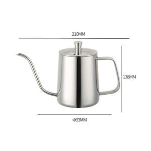 Gooseneck Kettles: Gooseneck Kettle Stainless Steel Pour Over Coffee Pot 350ml