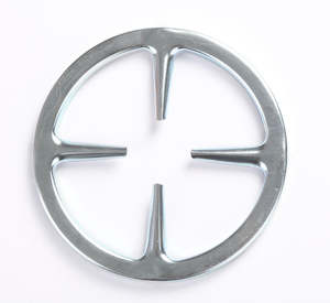 Moka Pots: 15CM SILVER Iron Universal Moka Pot Stove Stand Ring