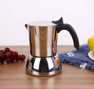 Moka Pots: Stovetop Moka Pot Stainless Steel Moka Express Coffee Maker 450ML