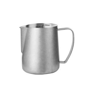 400ML Milk Frothing Jug – Polished Finish with Measurement Marks