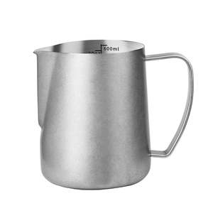 600ML Milk Frothing Jug – Polished Finish with Measurement Marks