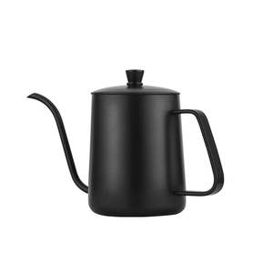 350ml Black Stainless Steel Gooseneck Kettle with Lid
