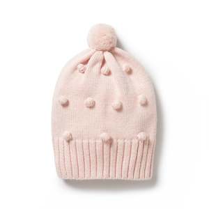 Knitted Bauble Hat | Pink (LUCKY LAST!)