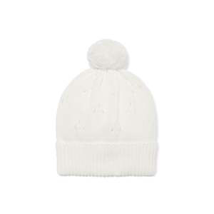 Headwear Accessories: Knit Beanie | Pointelle Ivory (LUCKY LAST!)