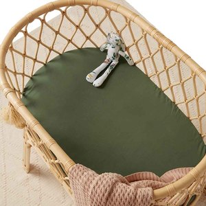 Bassinet Sheet | Olive