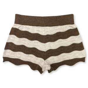 Summer Knit Shorts | Mud / Coconut (LUCKY LAST!)