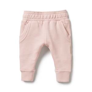 Organic Cotton Terry Sweat Pant | Rose (LUCKY LAST)
