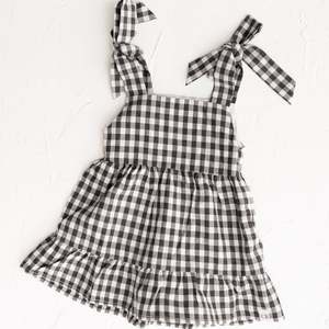 Sale: Cinnamon Baby | Black Gingham Dress