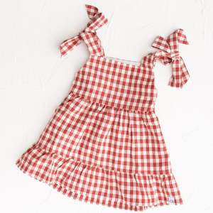 Sale: Cinnamon Baby | Crimson Gingham Dress