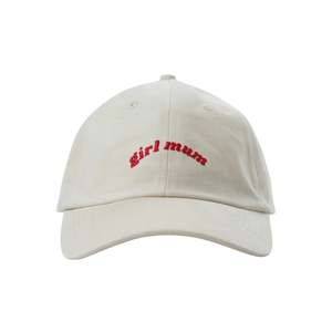 No Sleep Society Girl Mum Cap - Cream | White Fox & Co