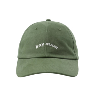 Hats Caps: No Sleep Society Boy Mum Cap - Green | White Fox & Co
