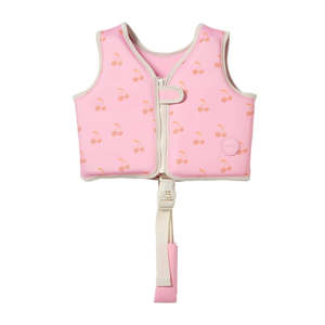 Sunnylife Kids Swim Vest 2–3 Years | Cotton Candy Cherry