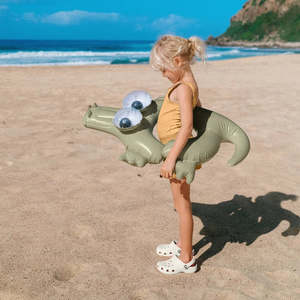 New: Sunnylife Kiddy Float | Cookie the Croc (Khaki)