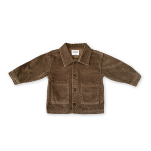 Grown: Grown Organic Cord Shirt Jacket | Espresso