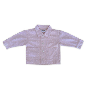 Grown: Grown | Organic Bloom Denim Shirt Jacket