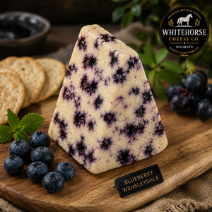 English Cheeses: Blueberry Wensleydale