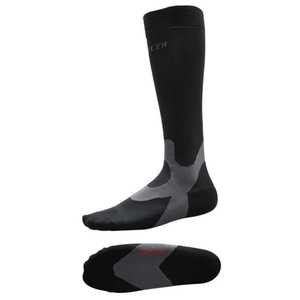 Compression Socks: MUE4202 GRADUATED COMPRESSION SOCKS BLACK PAIR FOR IMPROVED CIRCULATION AND COMPRESSION
