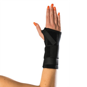W11 ALLCARE UNIVERSAL WRIST SPLINT BLACK