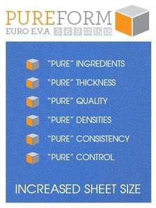 EVA PUREFORM 120 BLUE 3MM 1180MM X 940MM