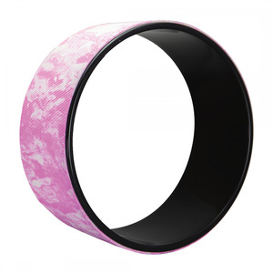 Stretching: 66FIT YOGA WHEEL - PINK WHITE 12"