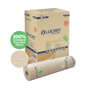 Paper Hygiene: ECONATURAL PAPER ROLL LUCART - Single Roll
