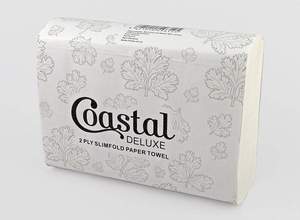 Paper Hygiene: SLIMFOLD DELUXE HAND TOWEL 200 SHEETS 23.5cm x 22.5cm