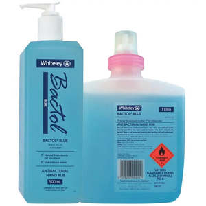 Skin Cleansing Protection: BACTOL BLUE ALCOHOL GEL