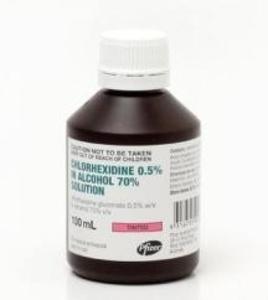 Skin Cleansing Protection: CHLORHEXIDINE 0.5% IN 70% ALCOHOL 100ML