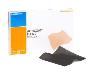 Dressings Gauzes: ACTICOAT FLEX 7 - 5X5CM (BOX OF 5)