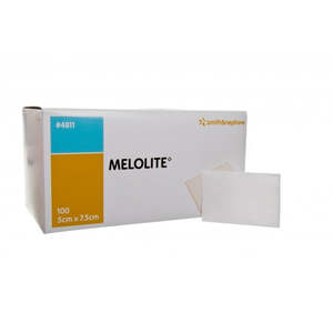 MELOLITE DRESSINGS 75 X 50MM STERILE BOX 100