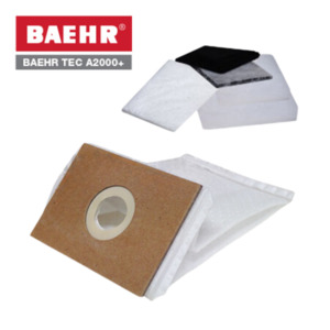 Podiatry Drills: BAEHR A2000/A2000+ DUST BAGS PKT 10 (Includes 1 x Filter Set)