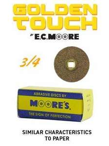 Sanding Discs Mandrels: MOORES GOLDEN TOUCH SANDING DISCS (PACK-200)