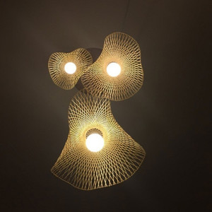 Bamboo Pendant - Small White Sands Interiors
