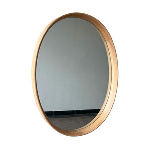 Framed Oak Natural Mirror White Sands Interiors