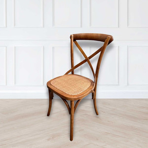 Products: Cross Back Chair - Antique Oak White Sands Interiors