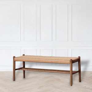 Products: Chinese Oak Bench White Sands Interiors
