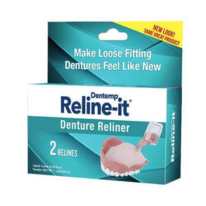 Denture Care: D.O.C.® Reline-It® Advanced Denture Reliner - 2 Repairs