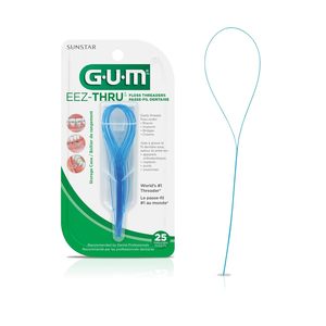 All: GUM EEZ-Thru Floss Threaders 25 pack