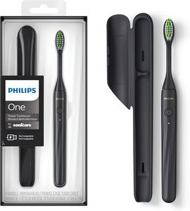 All: Philips One by Sonicare Rechargeable Toothbrush, Shadow Black