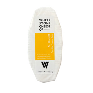 Soft Cheese: Mt Domett Double Cream Brie 190g Oval