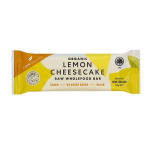 Pantry Staples: Organic Lemon Cheesecake Raw Wholefood Bar 50g SHORTDATED