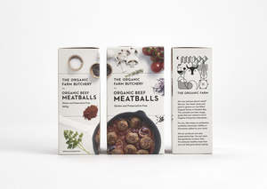 Organic Beef Meatballs (600g) - Frozen