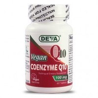 Products: Deva Coenzyme Q10-100mg 60 tabs Deva Nutrition