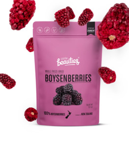 Products: LITTLE BEAUTIES DRIED BOYSENBERRIES 80g - Whole Heart