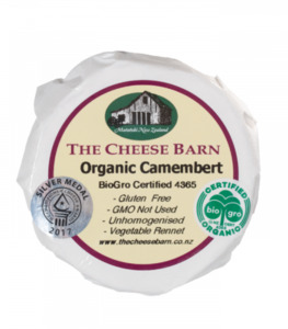Products: Cheese Barn Organic Camembert Cheese Board Essential