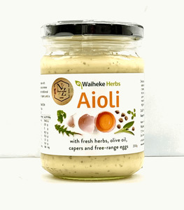 Products: Waiheke Herbs Aioli – Fresh Herb & Capers